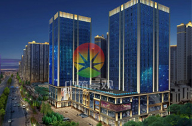 西安經開區中心區夜景亮化工程